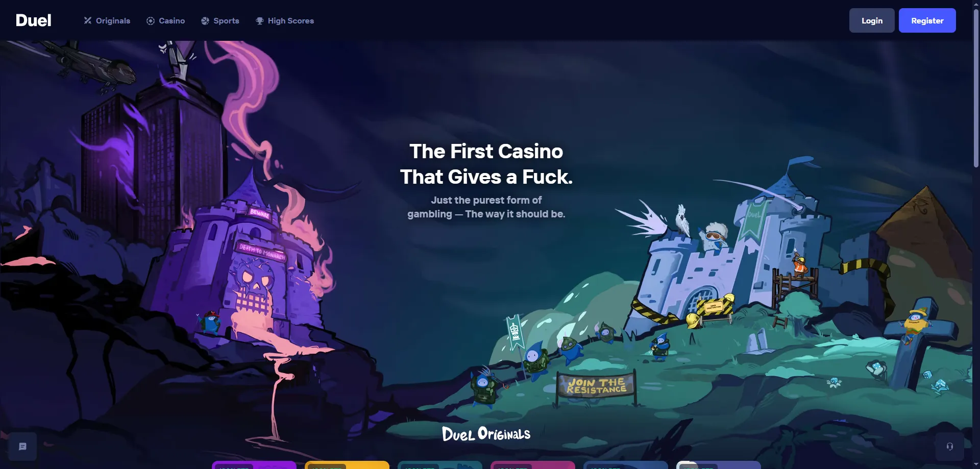 Duel Casino Übersicht – Krypto-Casino mit Provably Fair Spielen CH