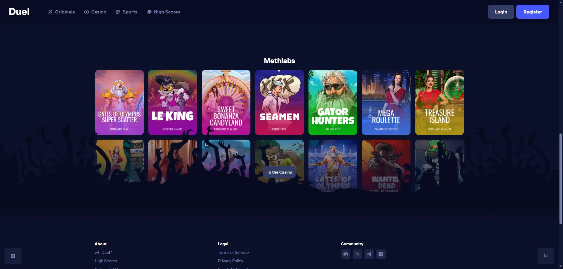 Duel Casino Originalspiele – Provably Fair Slots und Tischspiele CH